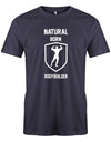 Natural-born-Bodybuilder-herren-Shirt-Navy