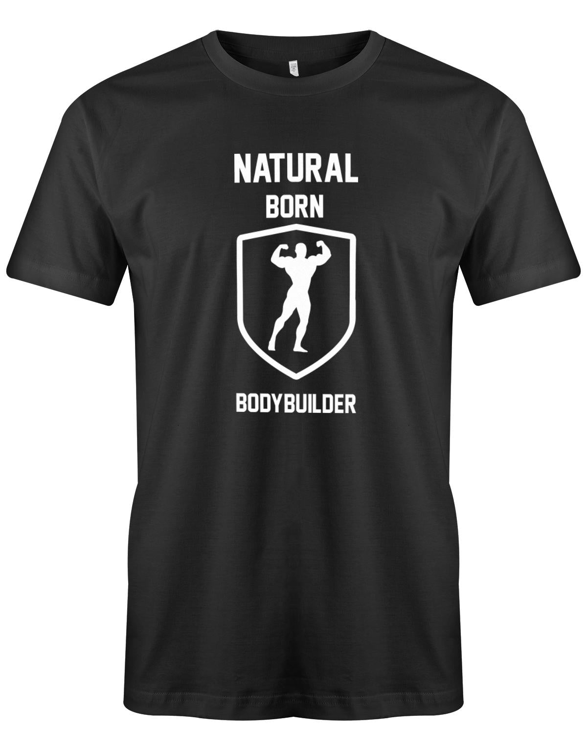 Natural-born-Bodybuilder-herren-Shirt-SChwarz
