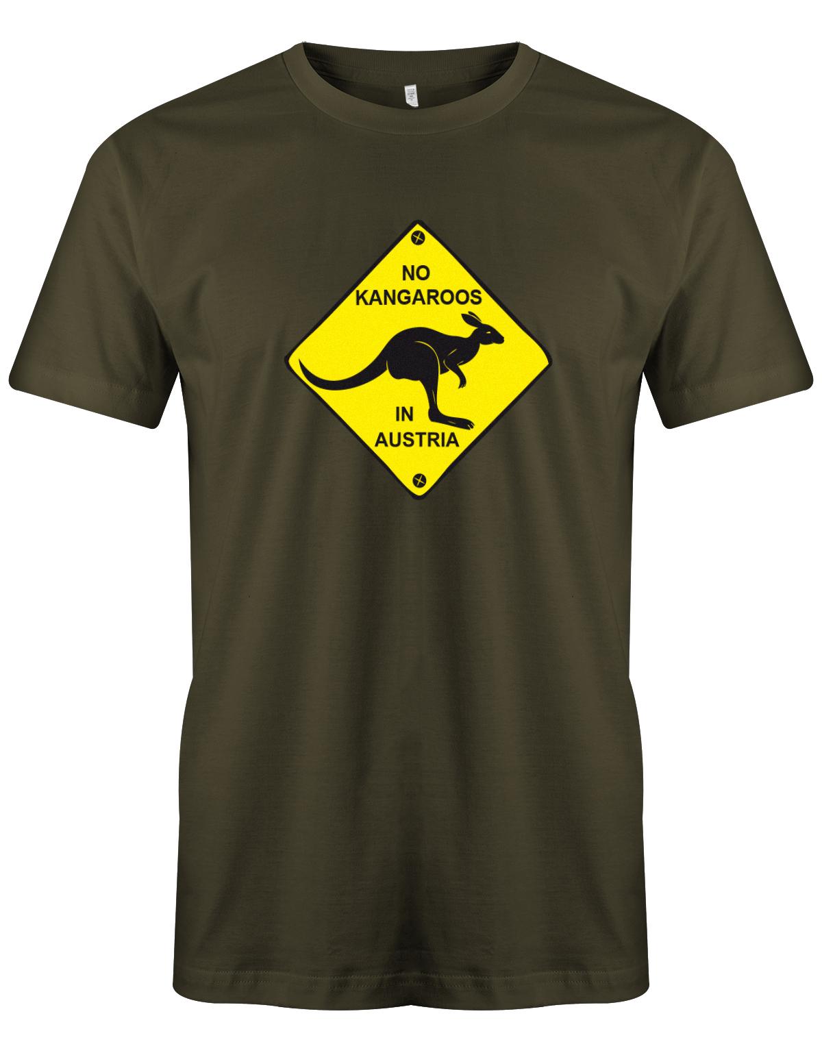 No-Kangaroos-in-Austria-Herren-Shirt-Army