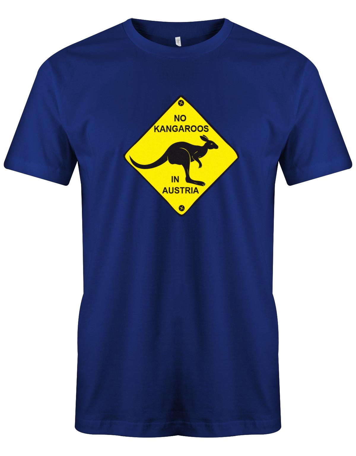 No-Kangaroos-in-Austria-Herren-Shirt-Royalblau