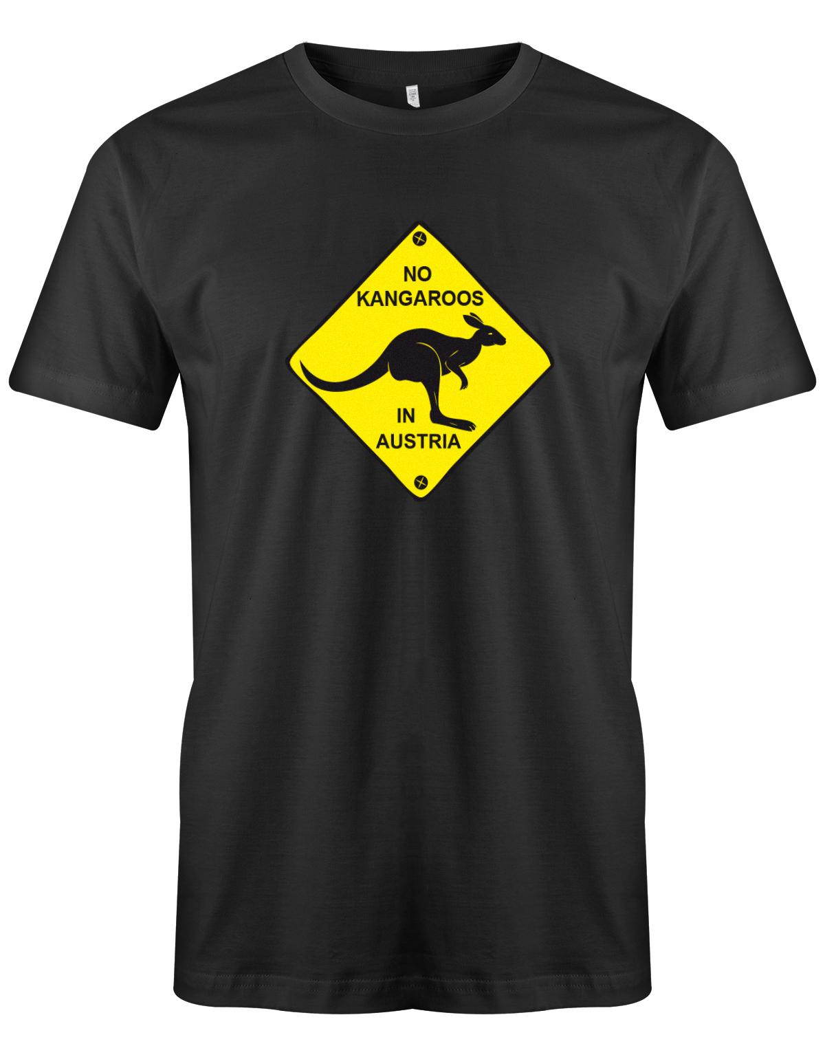 No Kangaroos in Austria - T-Shirt myShirtStore – - Herren Fun