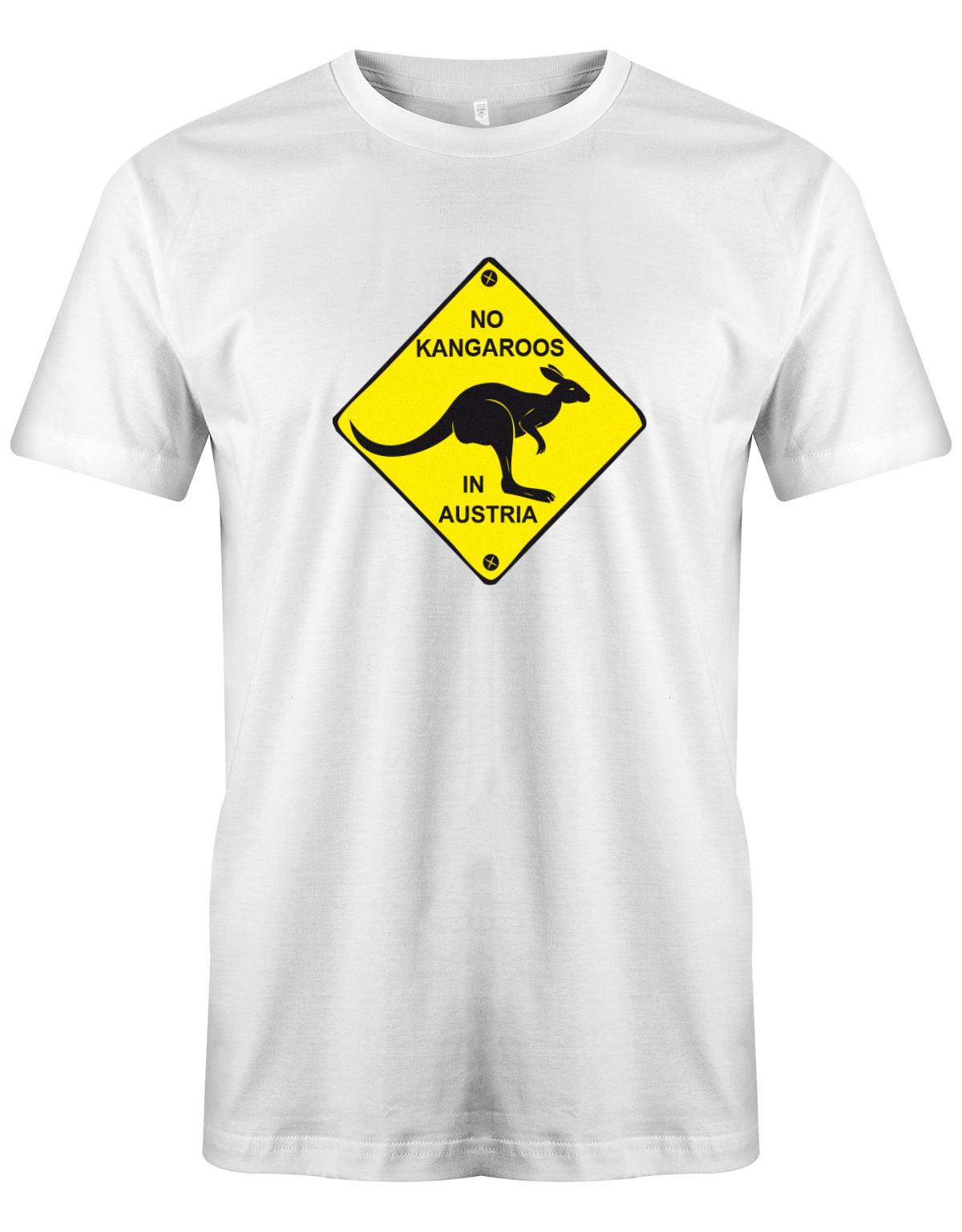 No Kangaroos in Austria - T-Shirt Fun – - Herren myShirtStore
