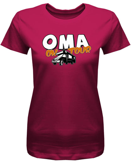 Oma-on-Tour-Camping-Damen-Shirt-sorbet