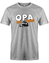 Camper Camping T-shirt für den Mann - Opa on Tour Grau