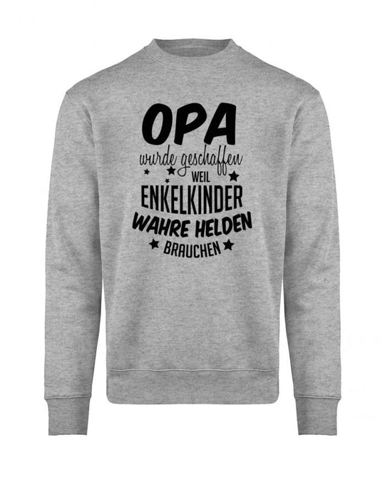 Opa-wurde-geschaffen-weil-enkelkinder-wahre-helden-brauchen-herren-pullover-grau
