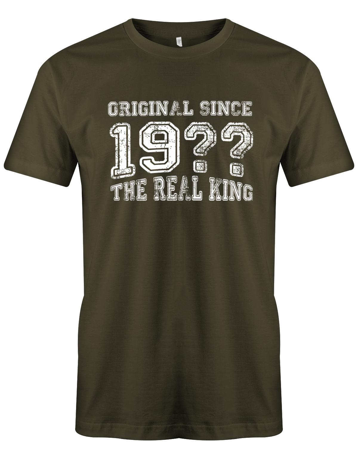 Original-Since-The-Real-King-Herren-Shirt-Army