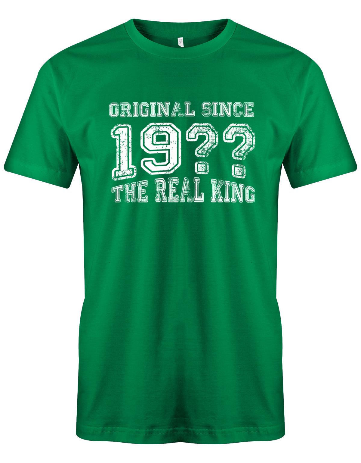 Original-Since-The-Real-King-Herren-Shirt-gruen