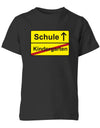 Schule - Kindergarten - Ortsschild - Kita Abgänger 2023  - Kinder T-Shirt Schwarz