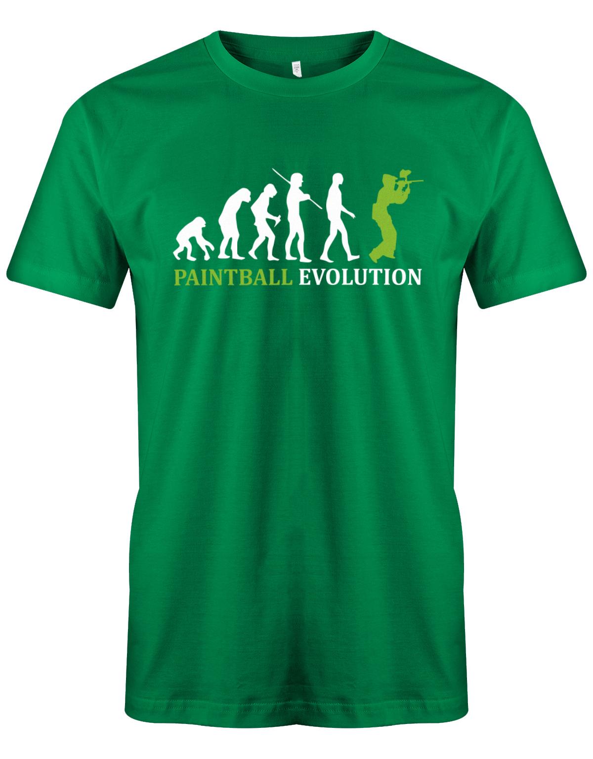 Paintball-Evolution-Herren-Shirt-Gr-n