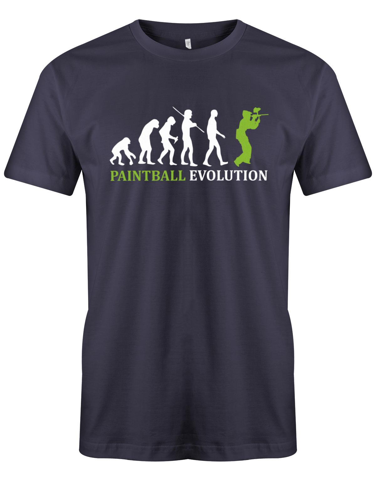 Paintball-Evolution-Herren-Shirt-Navy