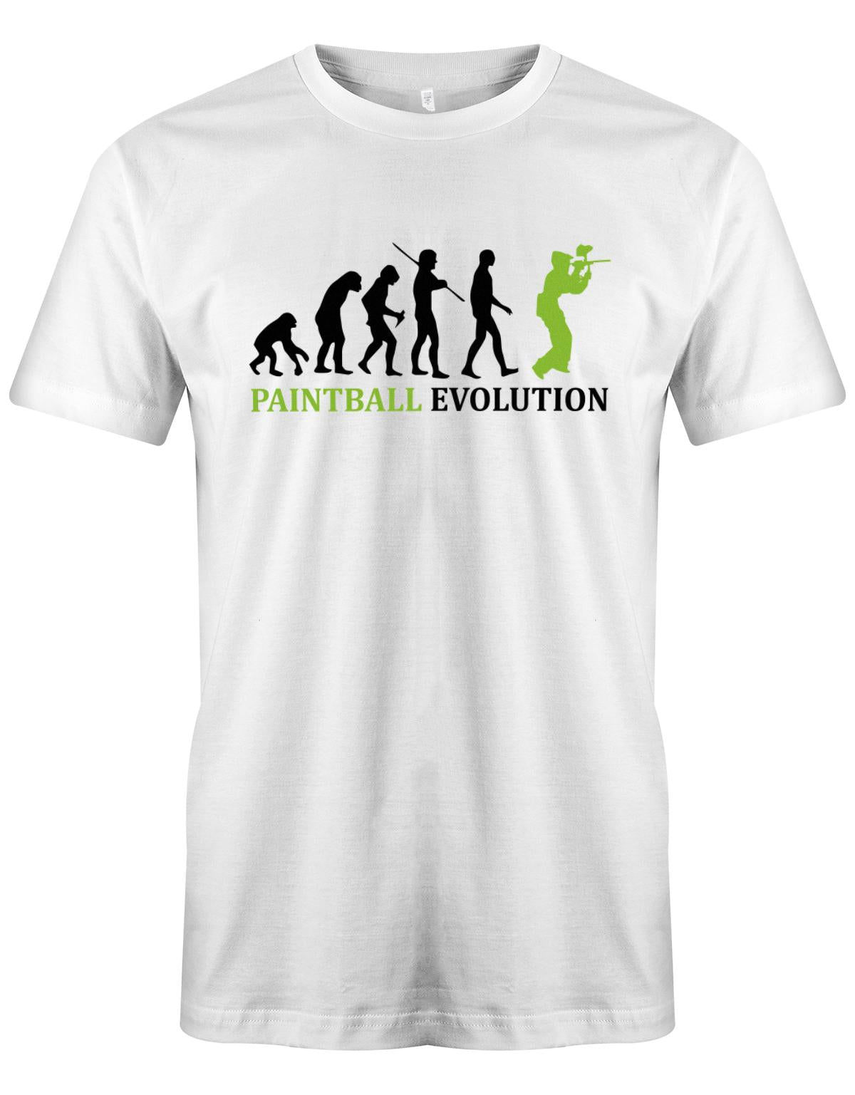 Paintball-Evolution-Herren-Shirt-Weiss