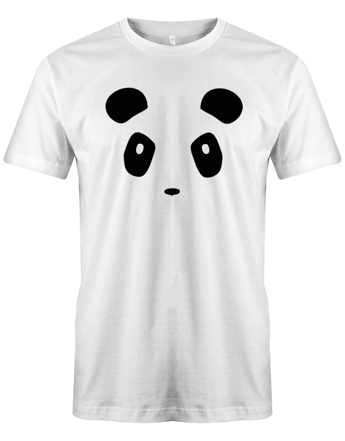 Pandab-r-Kost-m-herren-shirt-weiss