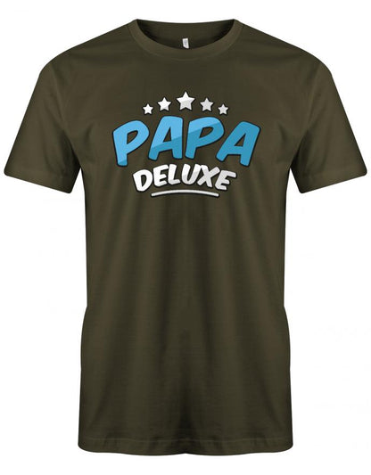 Papa-Deluxe-5-Sterne-herren-Shirt-Army