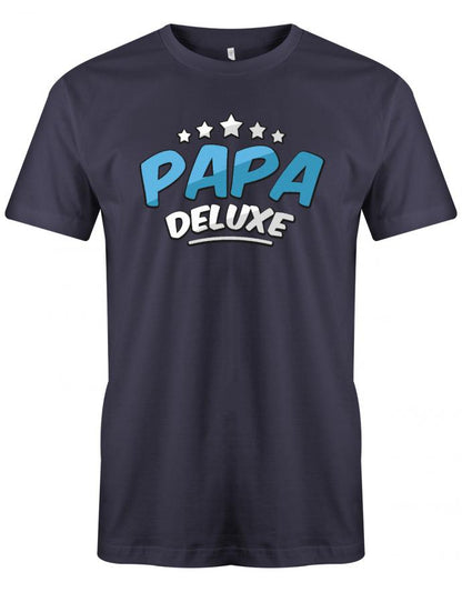 Papa-Deluxe-5-Sterne-herren-Shirt-Navy