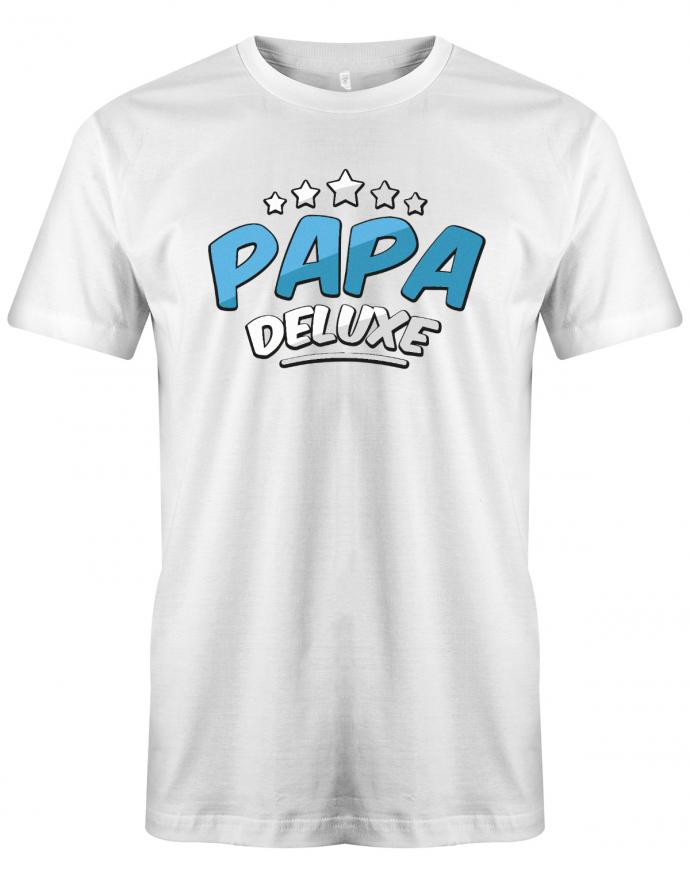 Papa-Deluxe-5-Sterne-herren-Shirt-Weiss