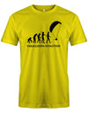 Paragliding-Evolution-herren-Shirt-Gelb