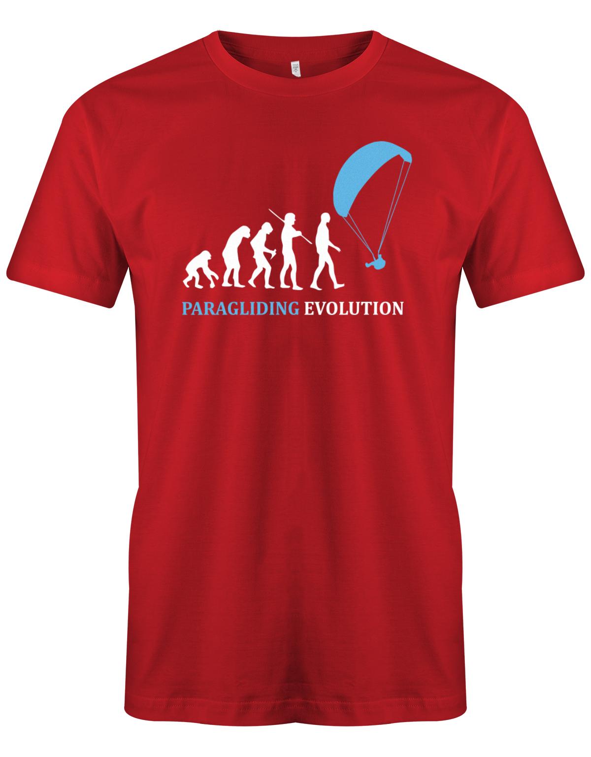 Paragliding-Evolution-herren-Shirt-Rot