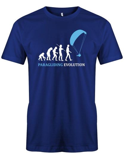 Paragliding-Evolution-herren-Shirt-Royalblau