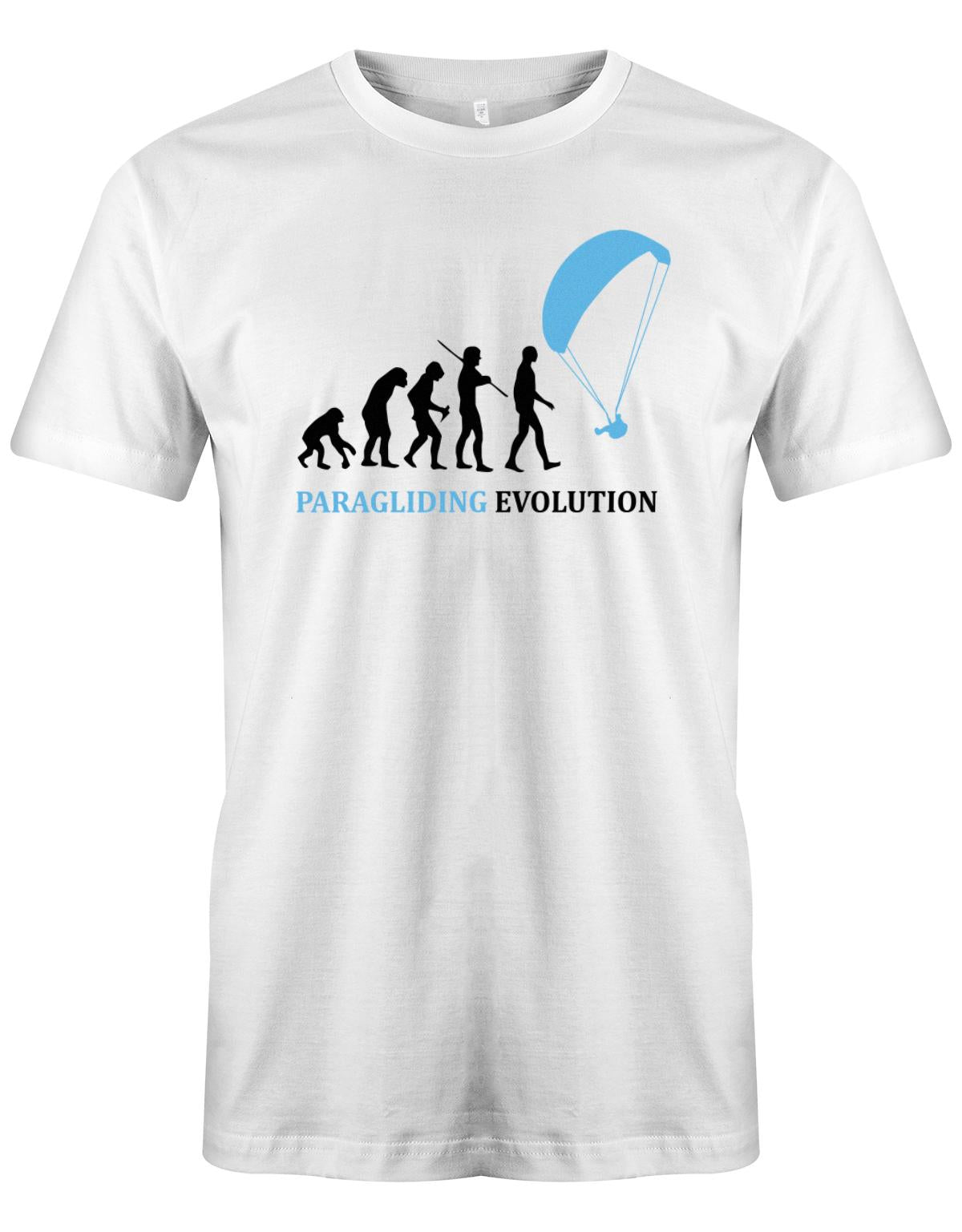 Paragliding-Evolution-herren-Shirt-Weiss