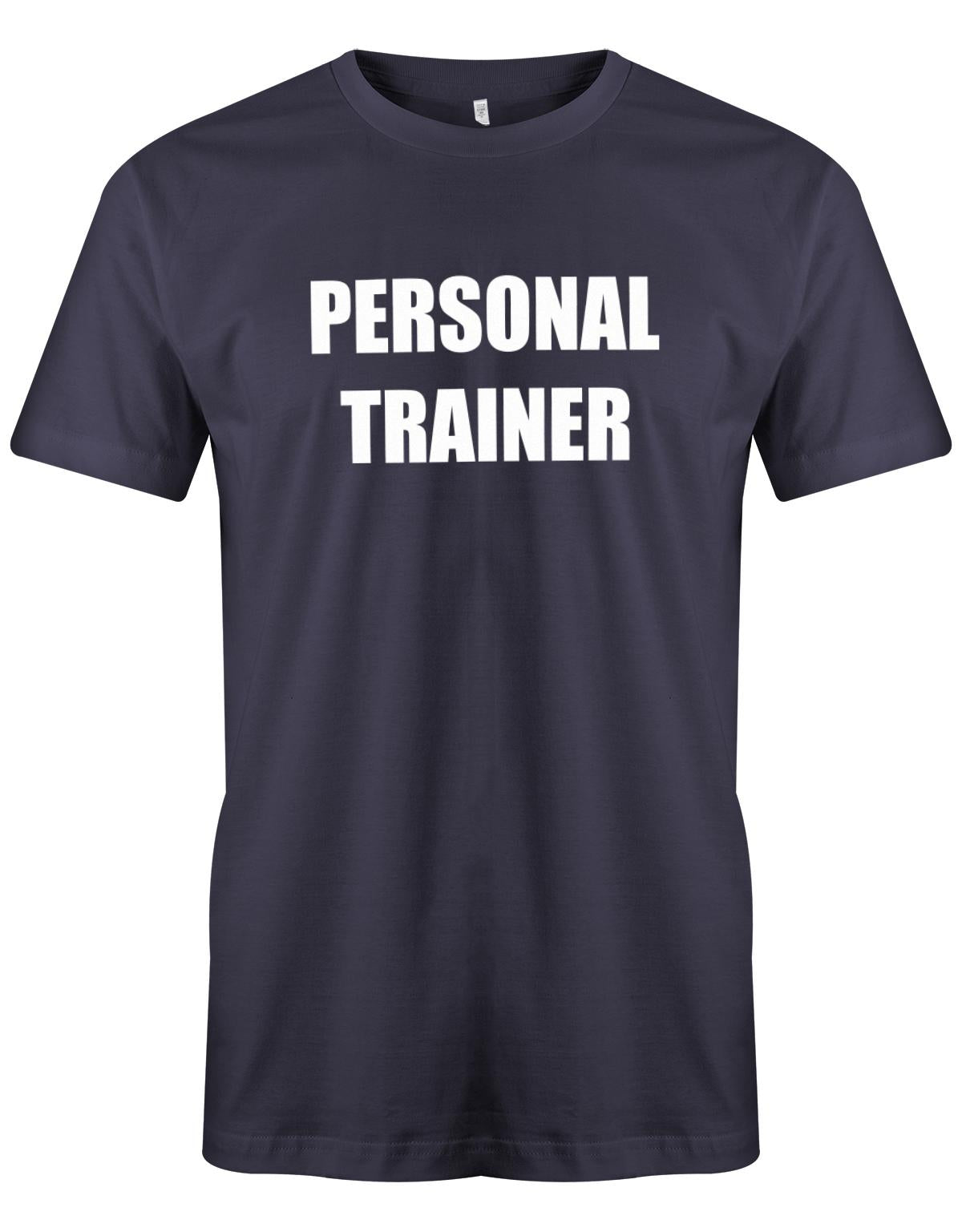 Personal-Trainer-Herren-Shirt-Navy