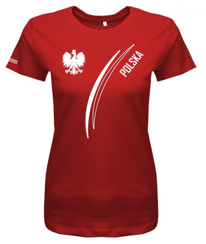 Polska-103-damen-shirt-rot