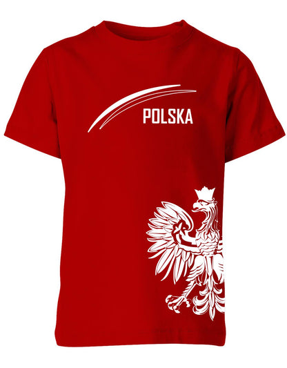 Polska-Adler-Kinder-Rot
