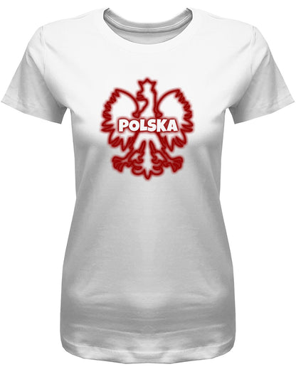 Polska-Outline-Damen-Weiss