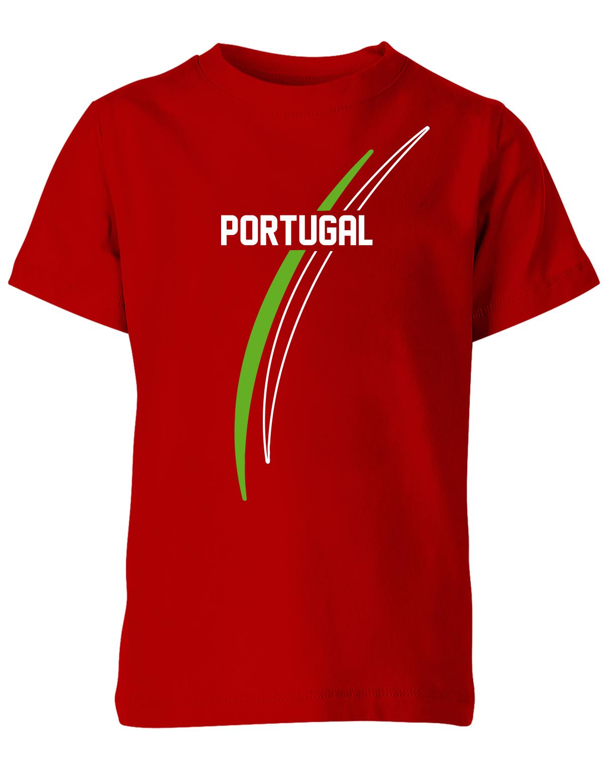 Portugal-Kinder-Shirt-Rot