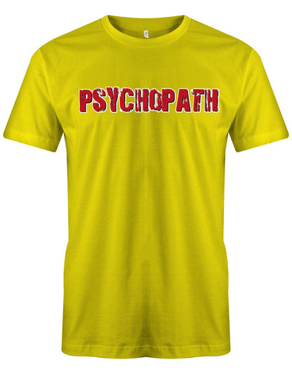 Psychopath-Kost-m-Shirt-Herren-Gelb