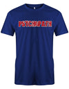 Psychopath-Kost-m-Shirt-Herren-Royalblau