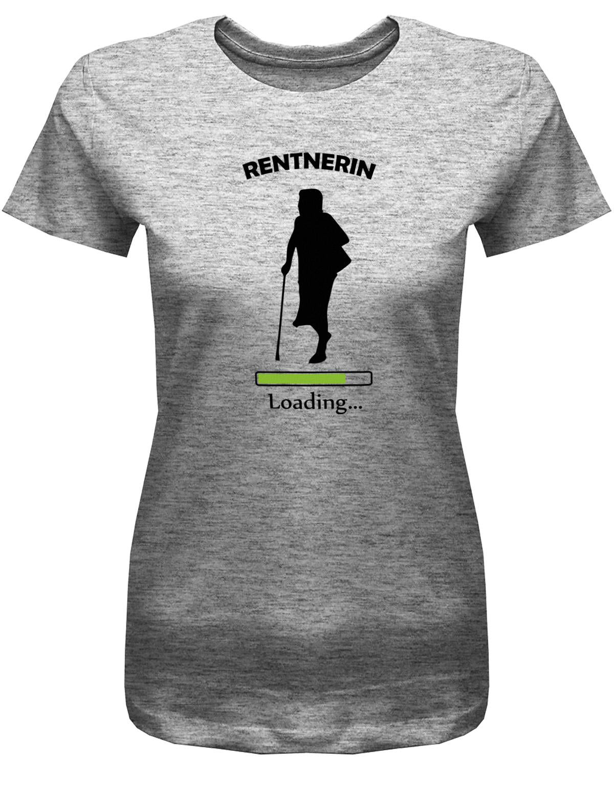Rentnerin-Loading-Damen-Shirt-Grau