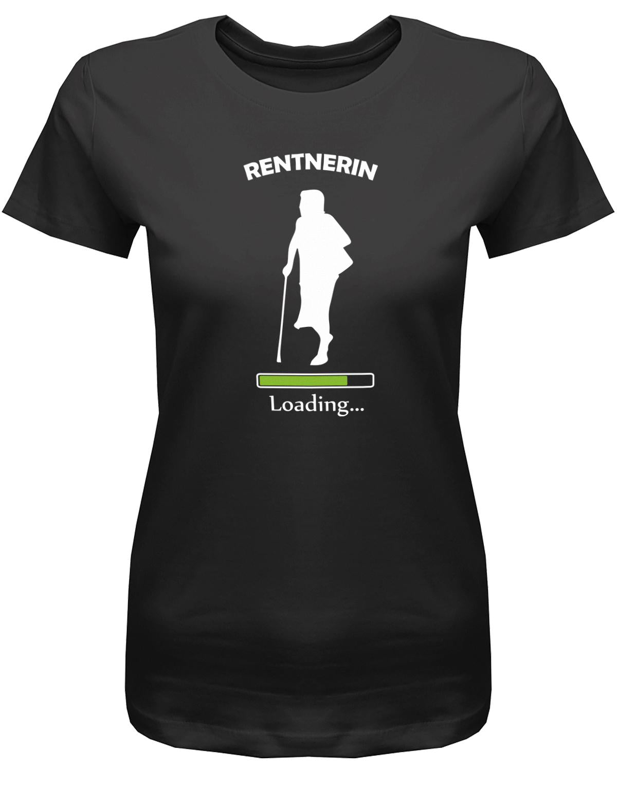 Rentnerin-Loading-Damen-Shirt-SChwarz