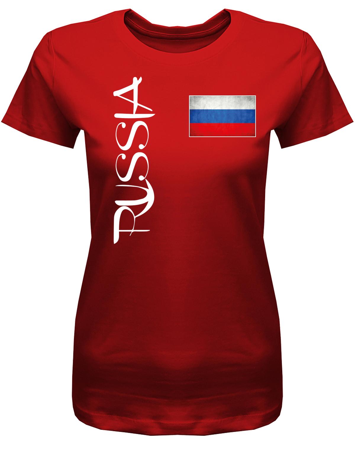 Russia-Fahne-Em-Shirt-Damen-Rot