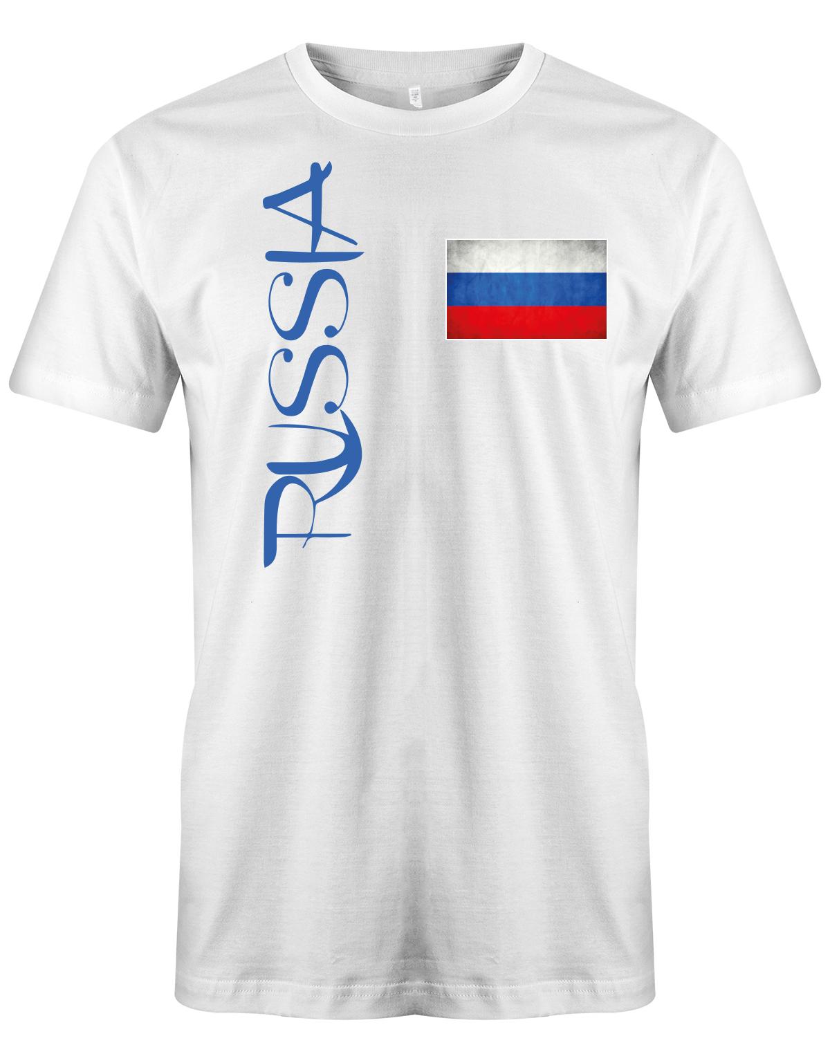 Russia-Fahne-Em-Shirt-Herren-Weiss