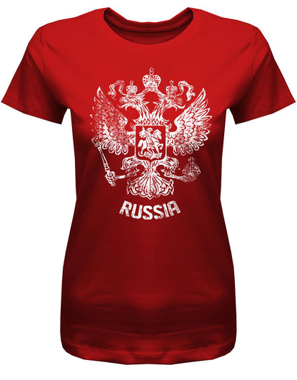 Russia-Vintage-Damen-Rot