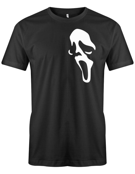 Scream-Maske-Herren-Shirt-Schwarz