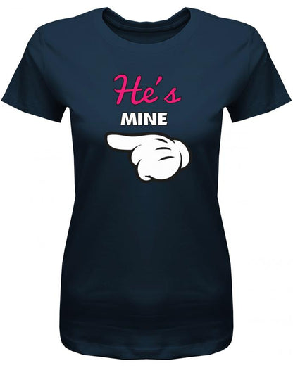 She-s-mine-He-s-mine-couple-Shirt-Damen-Navy