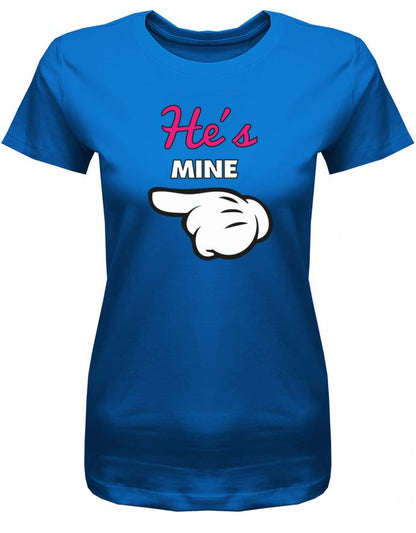 She-s-mine-He-s-mine-couple-Shirt-Damen-Royalblau
