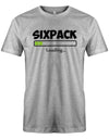 Sixpack-loading-Herren-Shirt-Grau