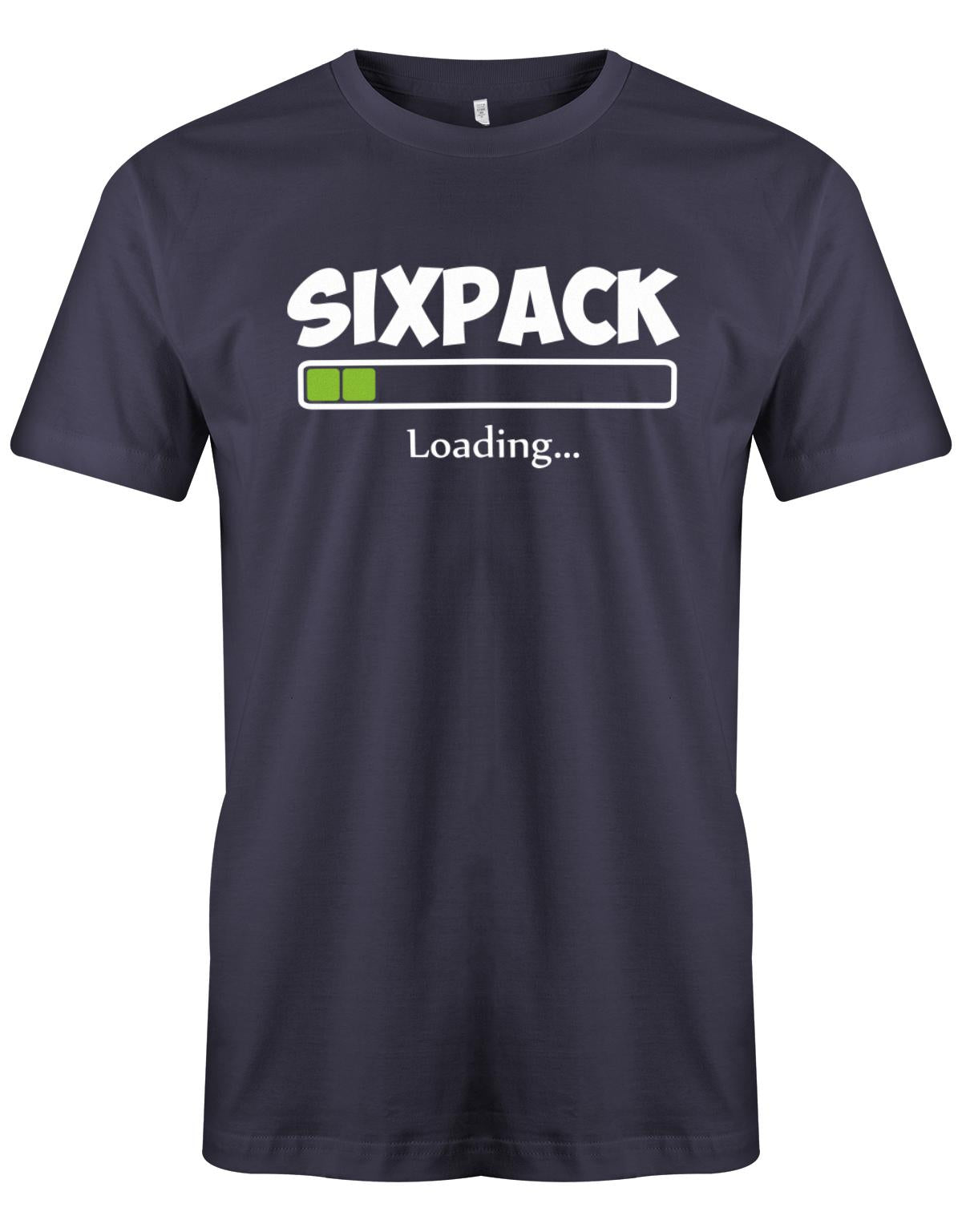 Sixpack-loading-Herren-Shirt-Navy