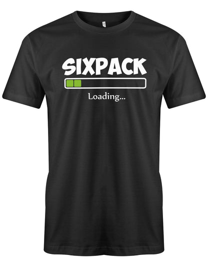 Sixpack-loading-Herren-Shirt-Schwarz