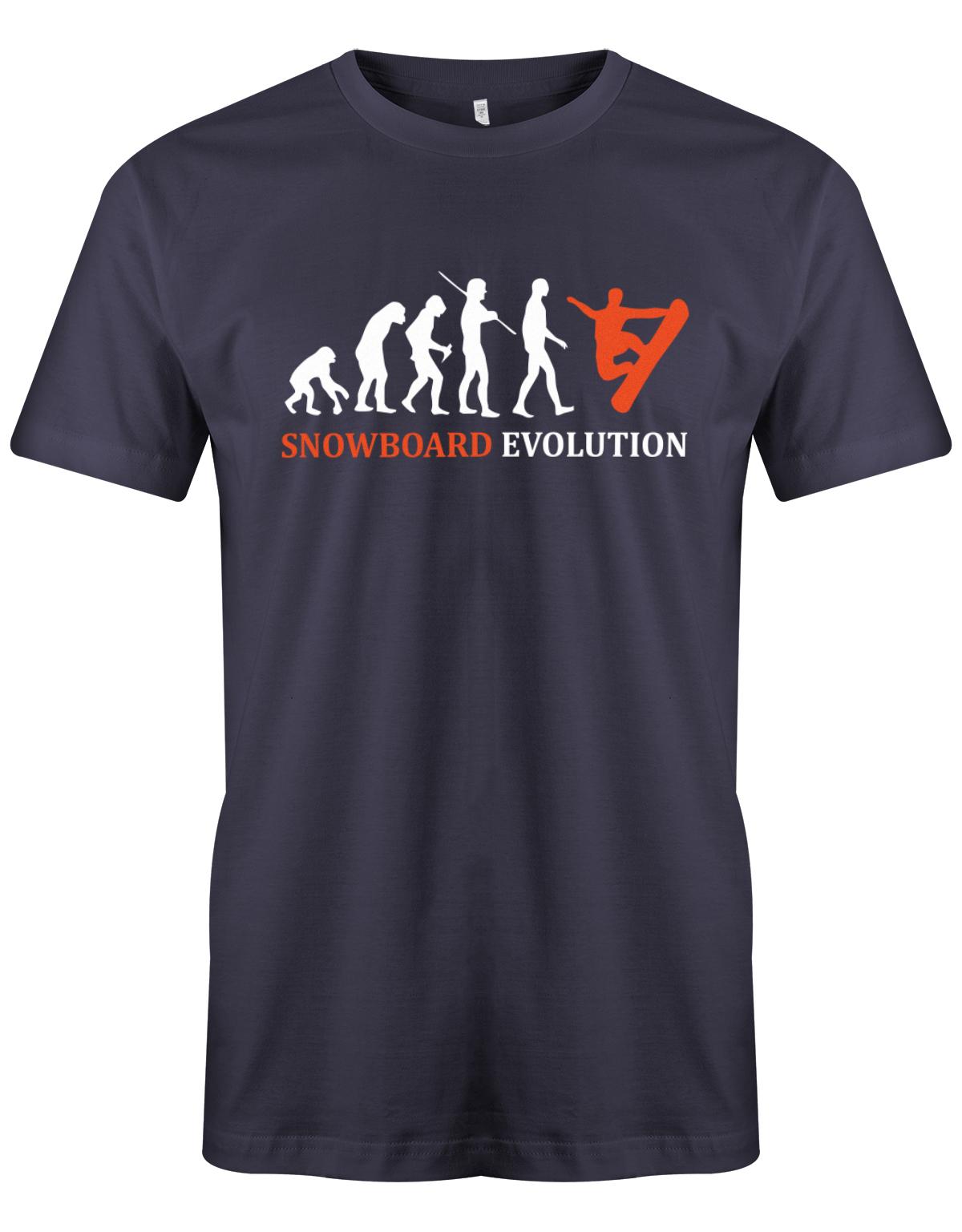 Snowboard-Evolution-Herren-Shirt-Apres-Ski-Navy