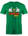 So-sehen-Camper-aus-Herren-Camping-Shirt-Gruen