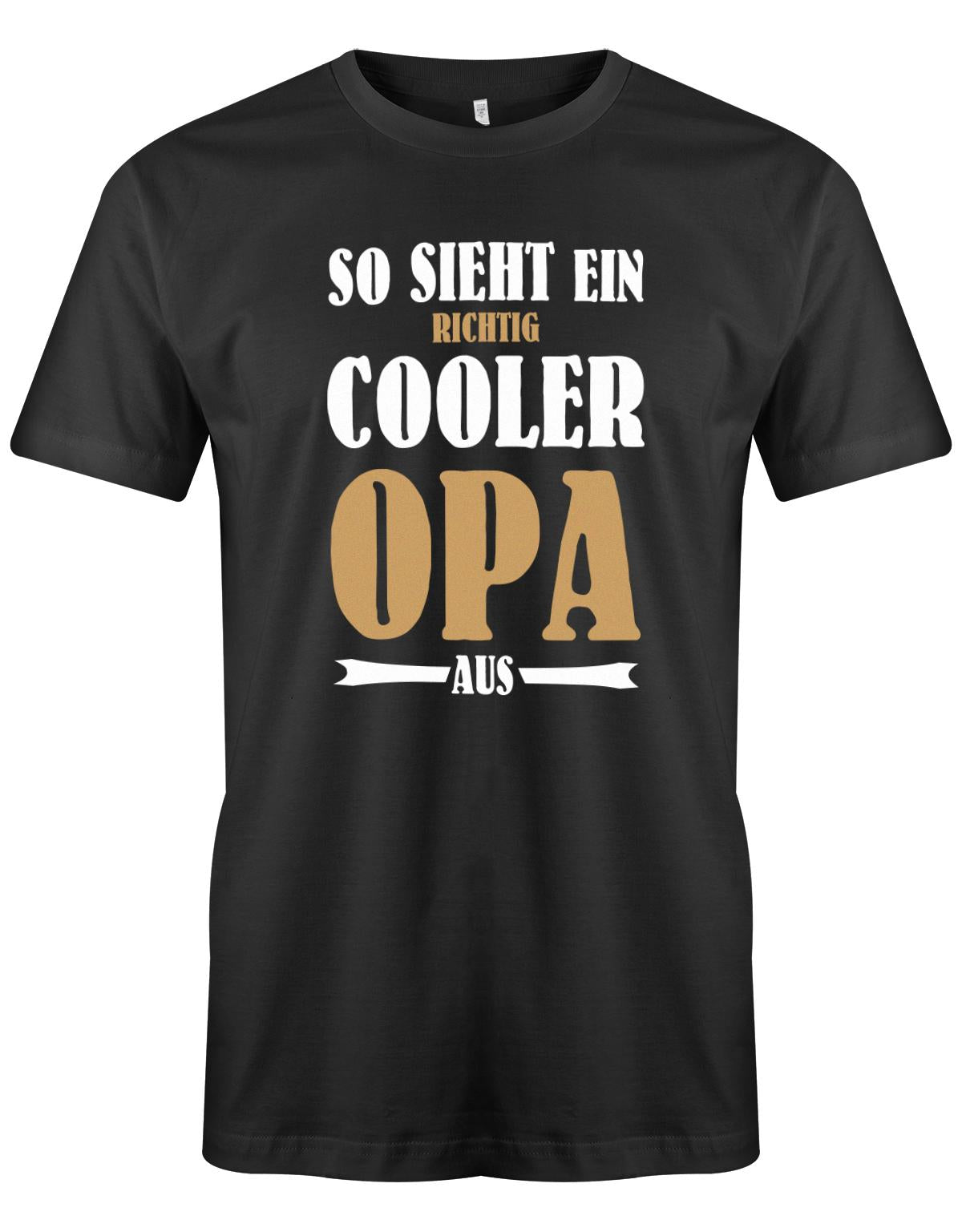 So-sieht-ein-richtig-cooler-Opa-aus-herren-Shirt-Schwarz