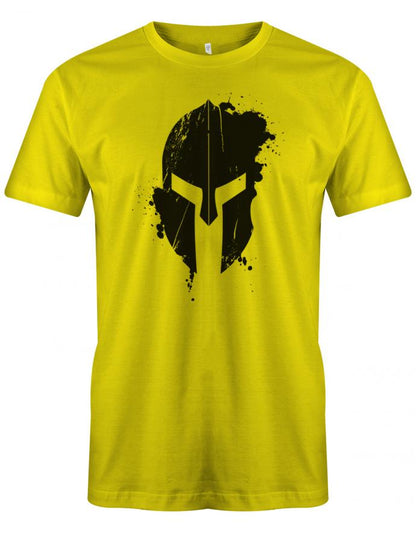 Sparta-Helm-Herren-Shirt-Gelb