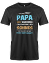 Stolzer-papa-von-1-Sohn-Papa-Shirt-Schwarz