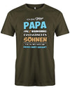 Stolzer-papa-von-2-S-hnen-Papa-Shirt-Army