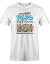 Stolzer-papa-von-Kindern-Papa-Shirt-Weiss