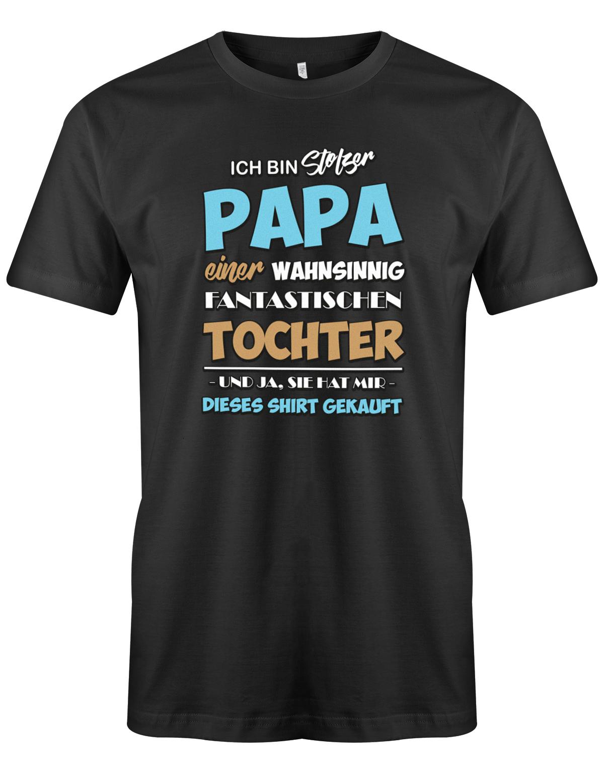 Stolzer-papa-von-einer-Tochter-Papa-Shirt-Schwarz