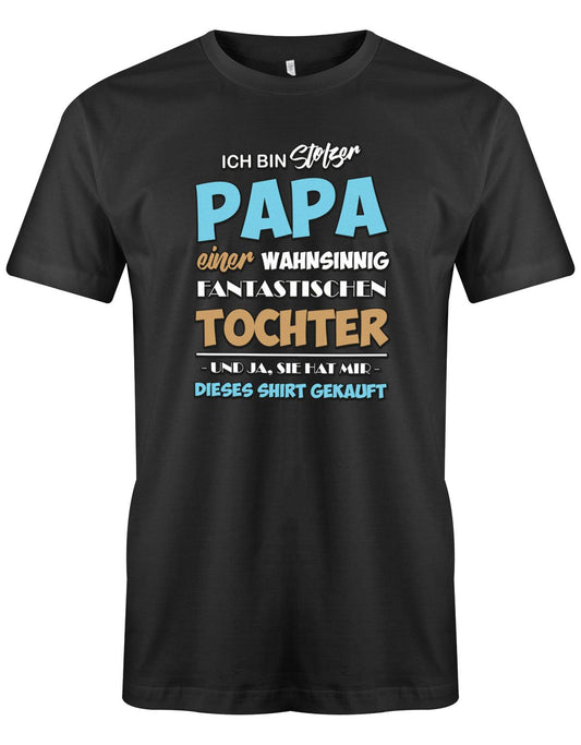 Stolzer-papa-von-einer-Tochter-Papa-Shirt-Schwarz